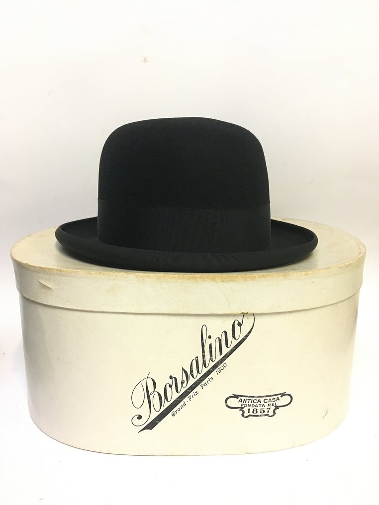 Borsalino - Bonnet Borsalino taille 6 avec boite à chapeau - Catawiki