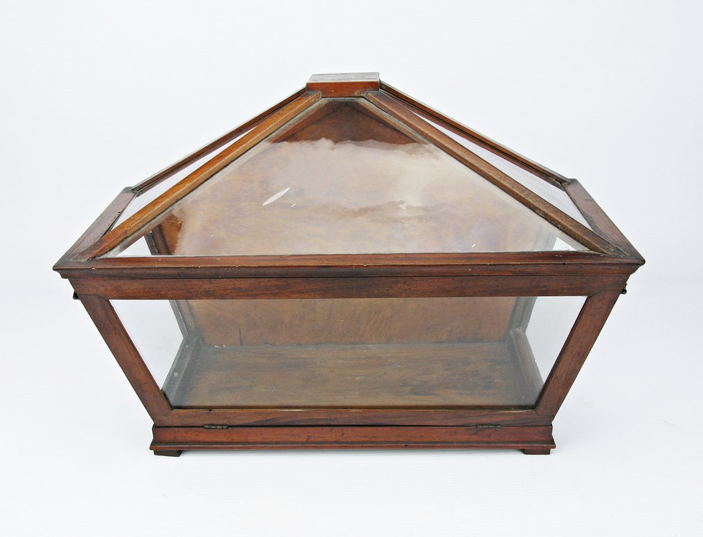 Preventie op gang brengen ondersteuning Oude relikwie kist - Hout en geblazen glas - 19e eeuw - Catawiki