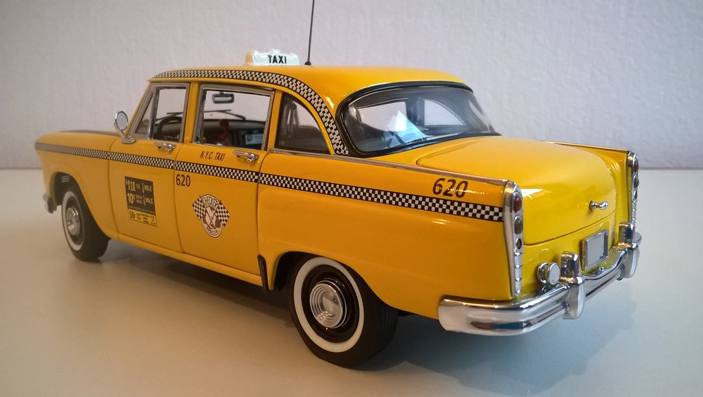 絶版*フランクリンミント*1/24*1963 Checker Taxi Cab*タクシー