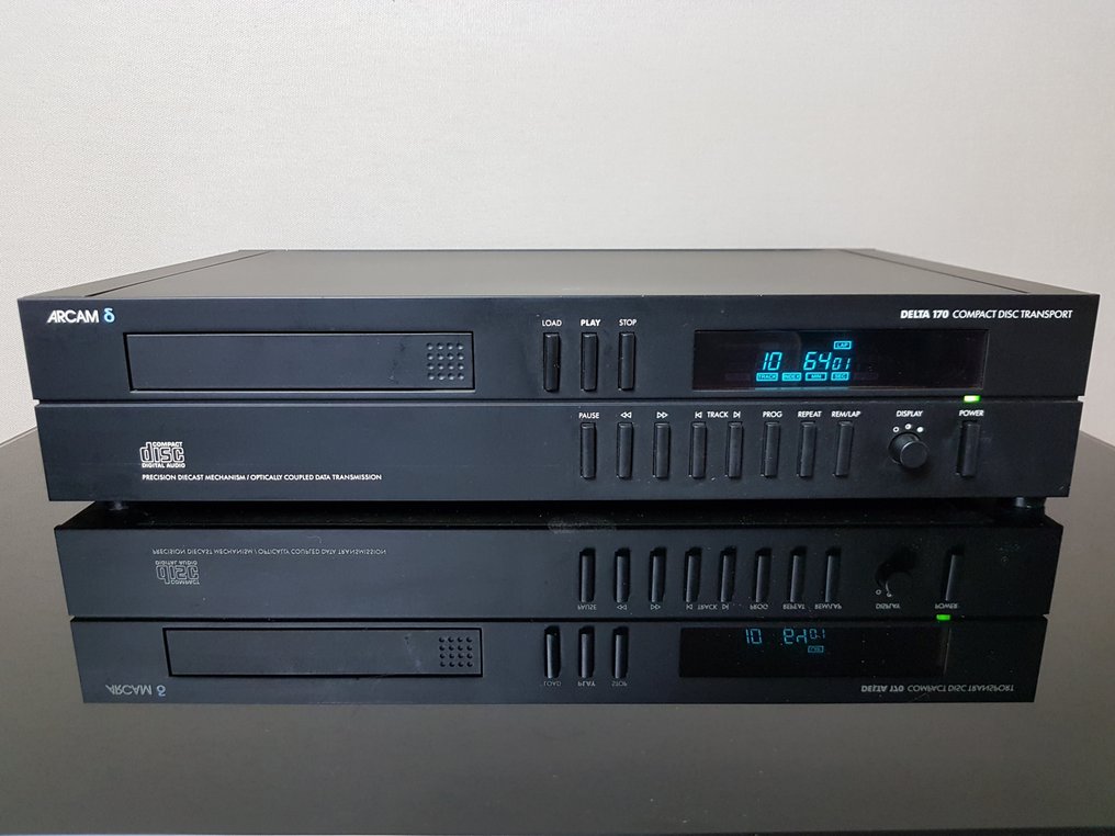 超希少 英国往年の名機 ARCAM DELTA 170 CDトランスポート& DELTA BLACK BOX D/Aコンバーター 動作品 フィリップス CDM1 Mk2 DAC TDA1541