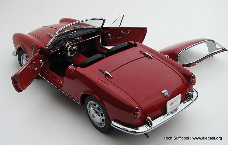 ★★1/18 アルファロメオ ジュリエッタ スパイダー 1300 ホワイト オートアート Auto art Alfa romeo Giulietta Spider★★
