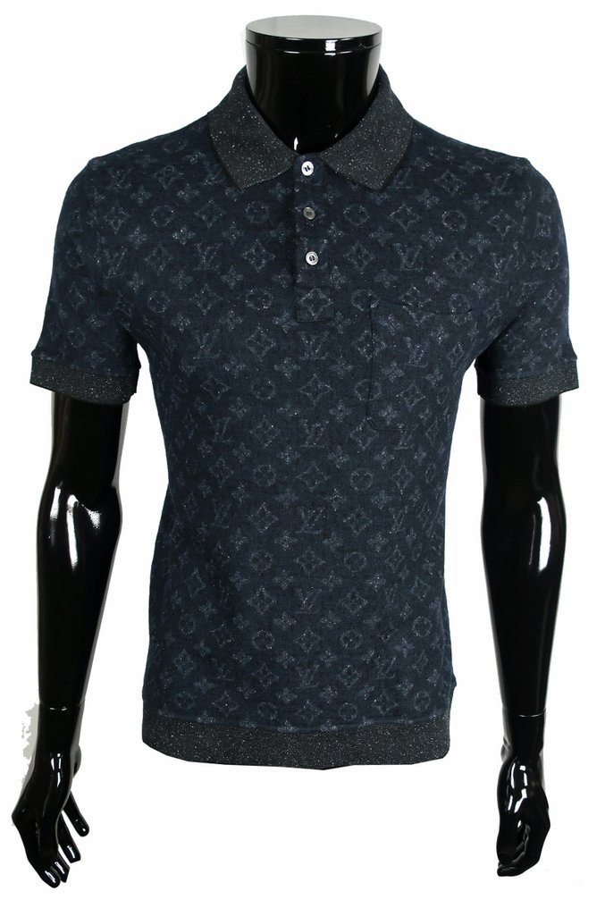 Baan merk op gracht Louis Vuitton - Tweed Monogram Polo Shirt - Catawiki