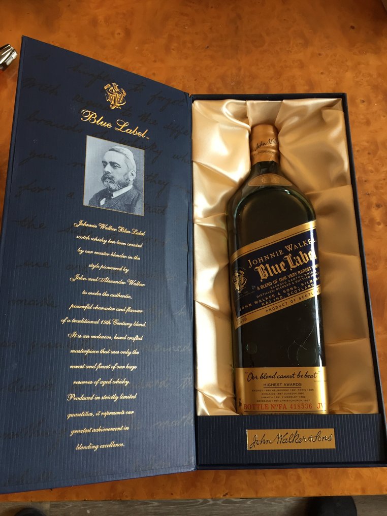 Johnnie Walker Blue Label - 1.0 Litre - Catawiki