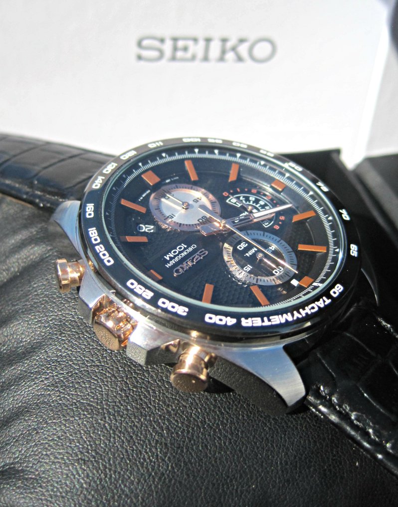 Seiko - Chronograph Quartz Tachymeter Watch Caliber 8T67 - - Catawiki