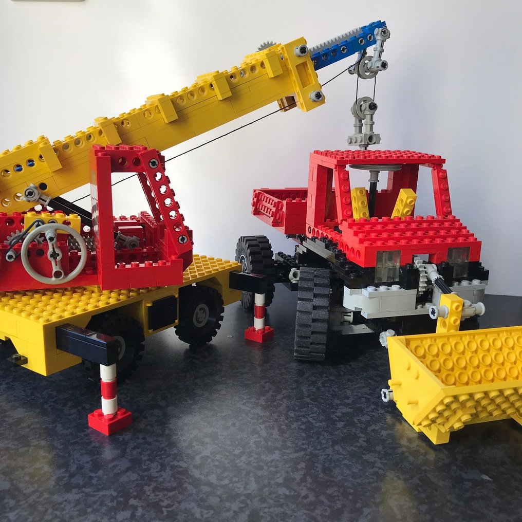 indsprøjte Ældre offset LEGO - Technic - 855 en 8848 - crane and truck - 1980-1989 - Catawiki