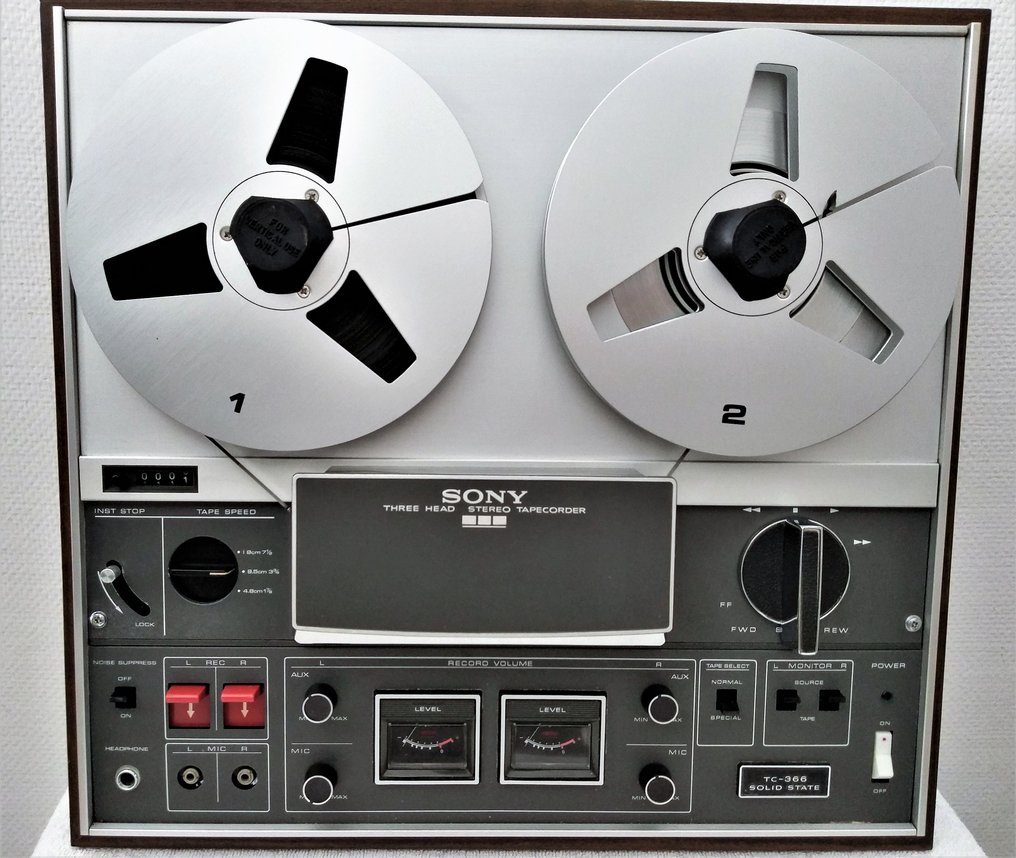 Sony - Tc-366 -4 Tracks-3 Snelheden. - Tape Deck 18 Cm - Catawiki