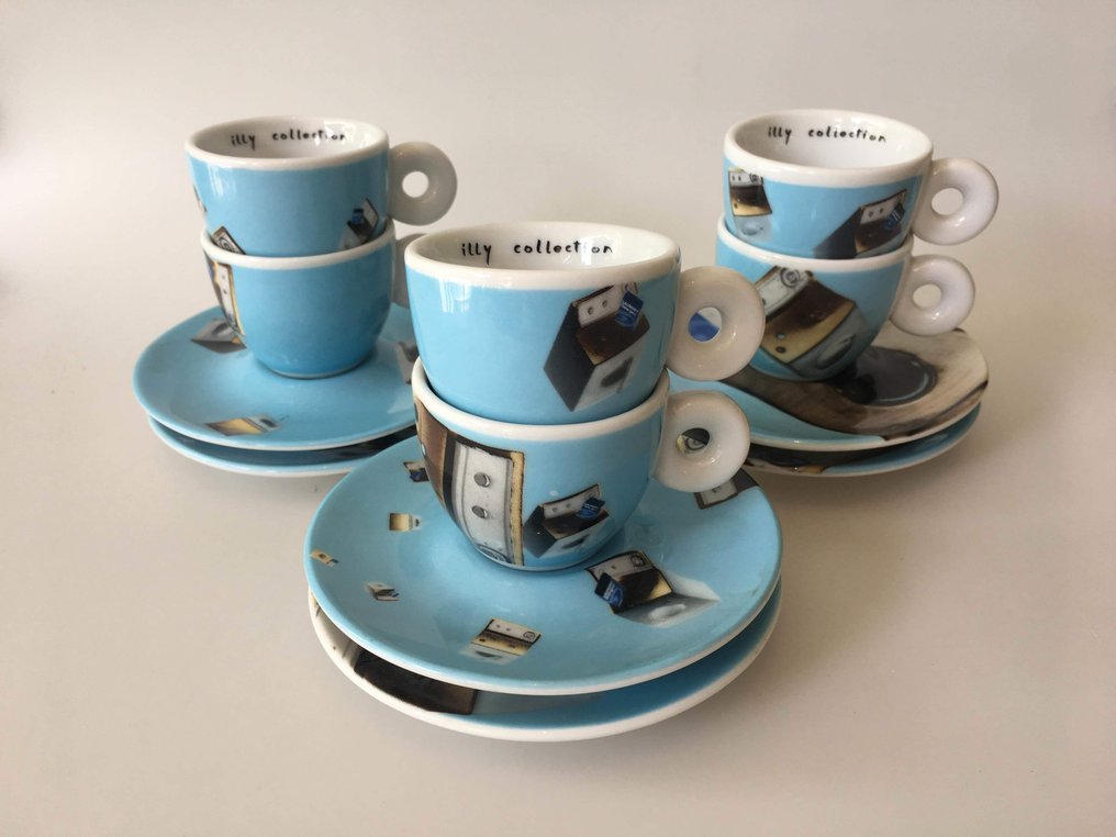 Uitdaging Vuiligheid lof Norma Jeane - Illy Collection - I.P.A. - Espresso Cups (6) - Catawiki