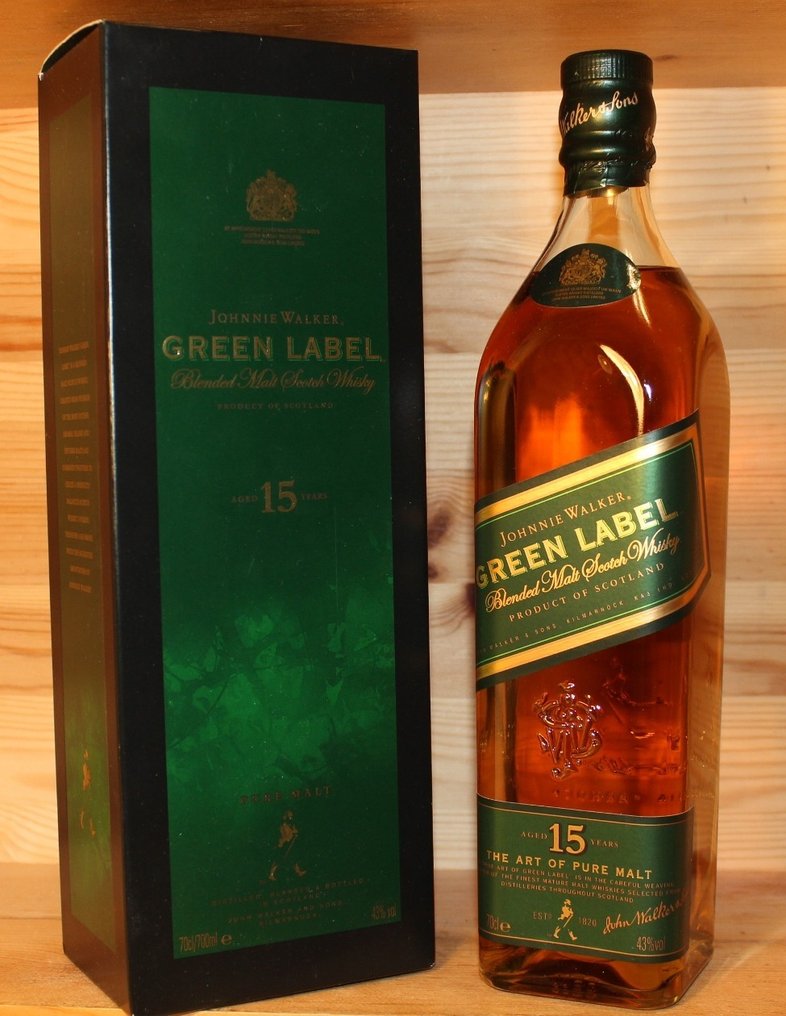 Johnnie Walker 15 years old Green Label, 