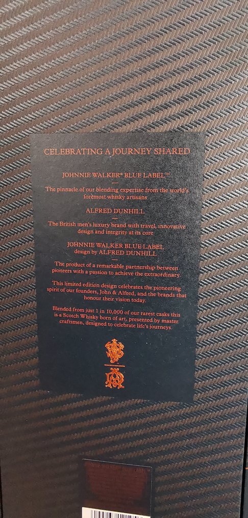 Johnnie Walker Blue Label - Alfred Dunhill Limited Edition ...