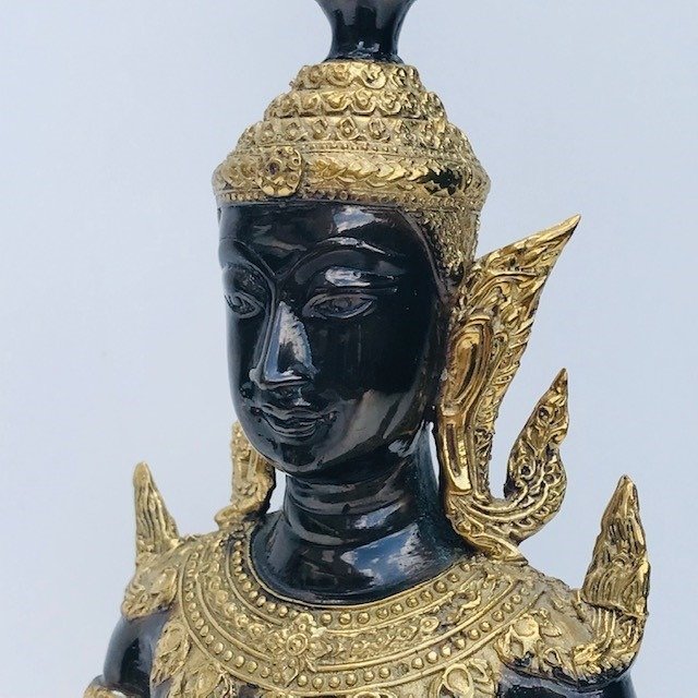 waterbestendig Th In zoomen Knielende Boeddha van verguld brons - Brons, Verguld - - Catawiki