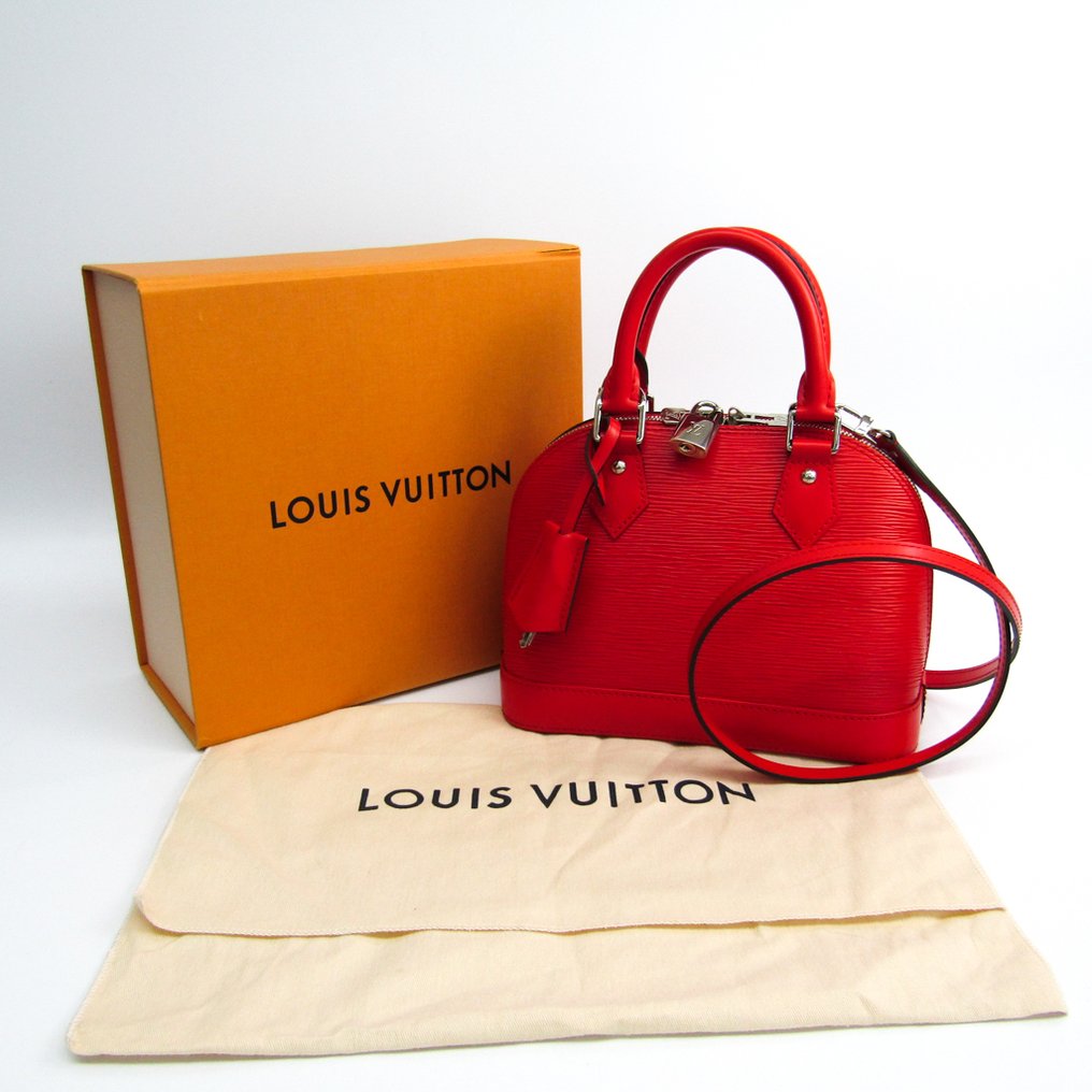 Louis Vuitton Alma Size Bb Coquelicot M41160 EPI Leather