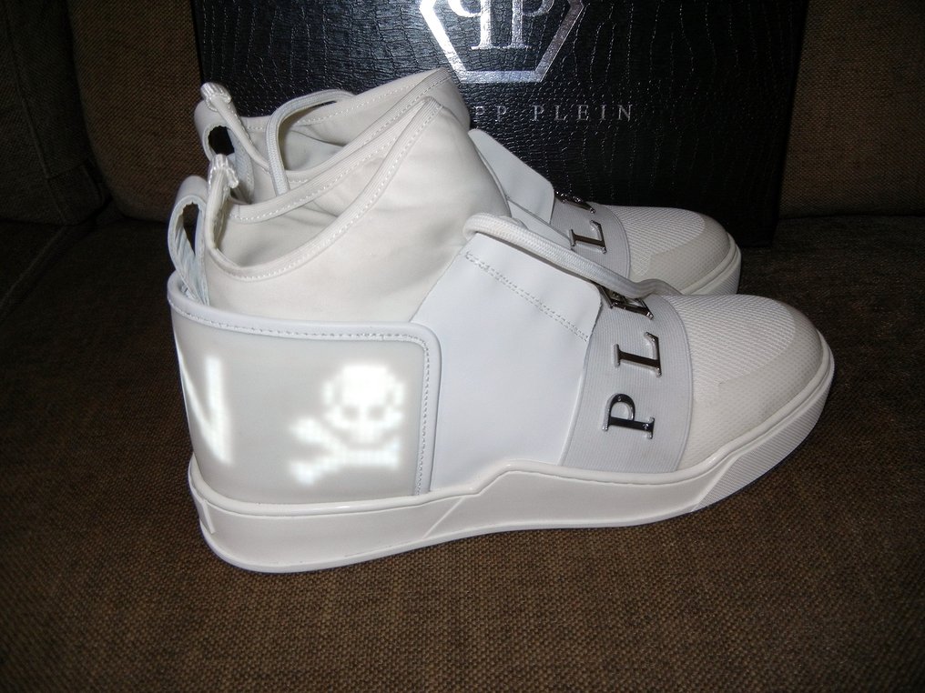Amerika Flash kapperszaak Philipp Plein - Hi-Top-Sneaker MM LED SHOE Sneaker - Maat: - Catawiki