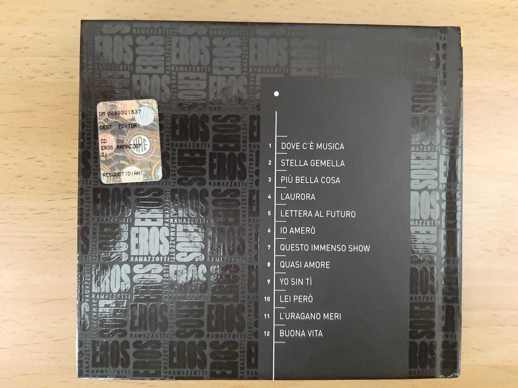 Eros Ramazzotti - Eros! - 10 CD Box Set + DVD Live Concert ...