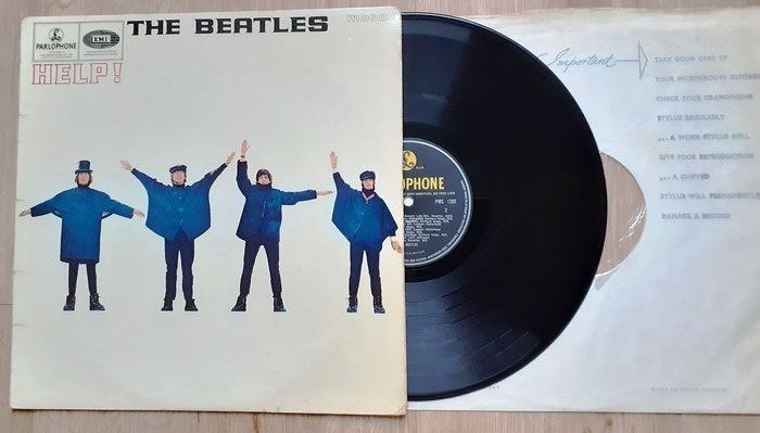 Beatles - The Beatles Help (Parlophone PMC 1255) 1965 1st ...