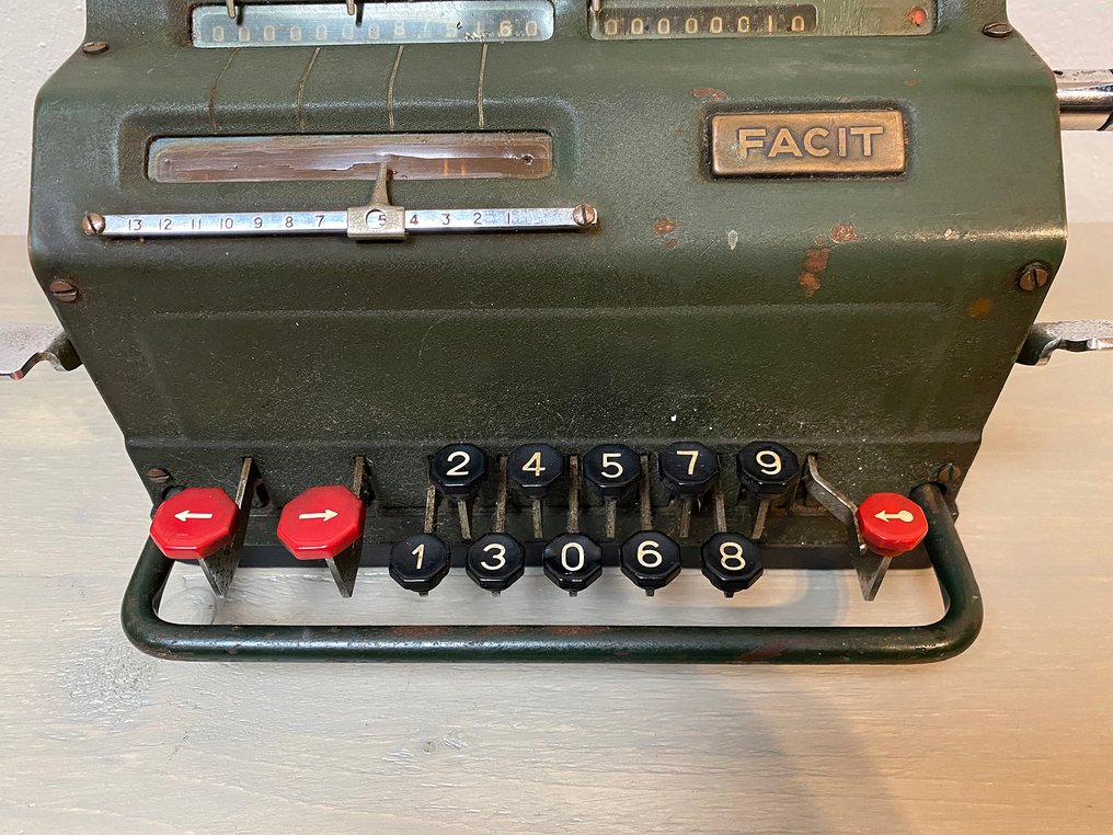 Facit NTK Sweden - Calcolatrice meccanica, anni '50 - ghisa - Catawiki
