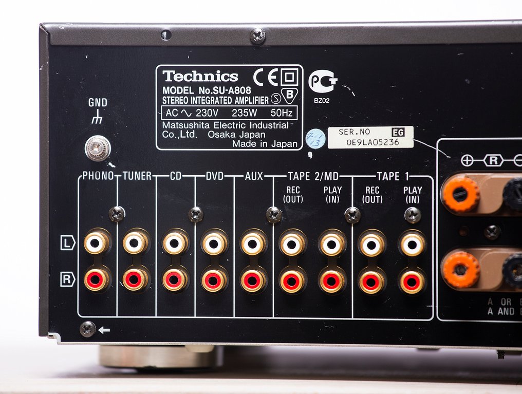 新版 Technics テクニクス SU-A808 アンプ 最終モデル