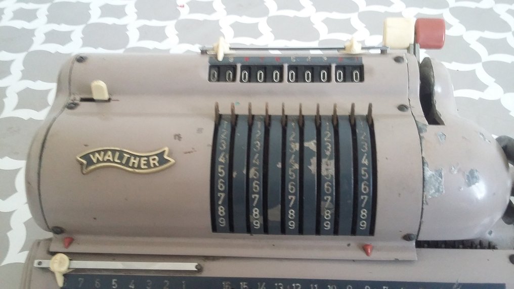 Walther WSR160 Mechanical Metal Calculator, 1960s Catawiki