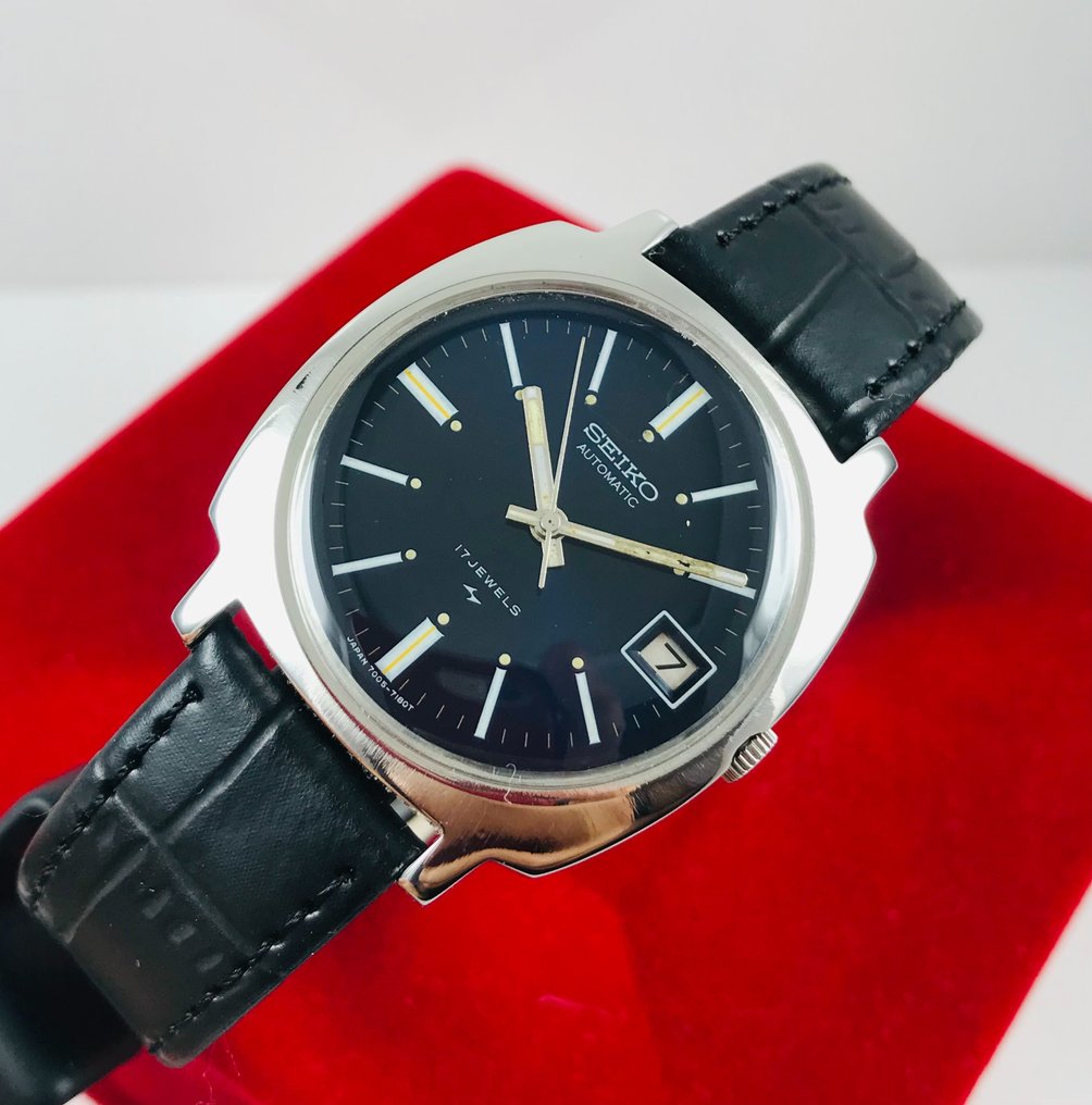 Seiko - Vintage Blue wristwatch - 7005-7130 - Men - - Catawiki