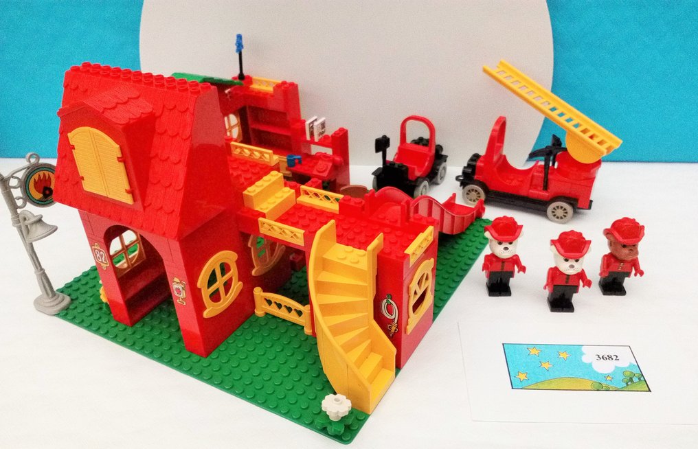 enkel en alleen Speeltoestellen geïrriteerd raken LEGO - Fabuland - 3682 - Brandweerkazerne Fabuland - Catawiki