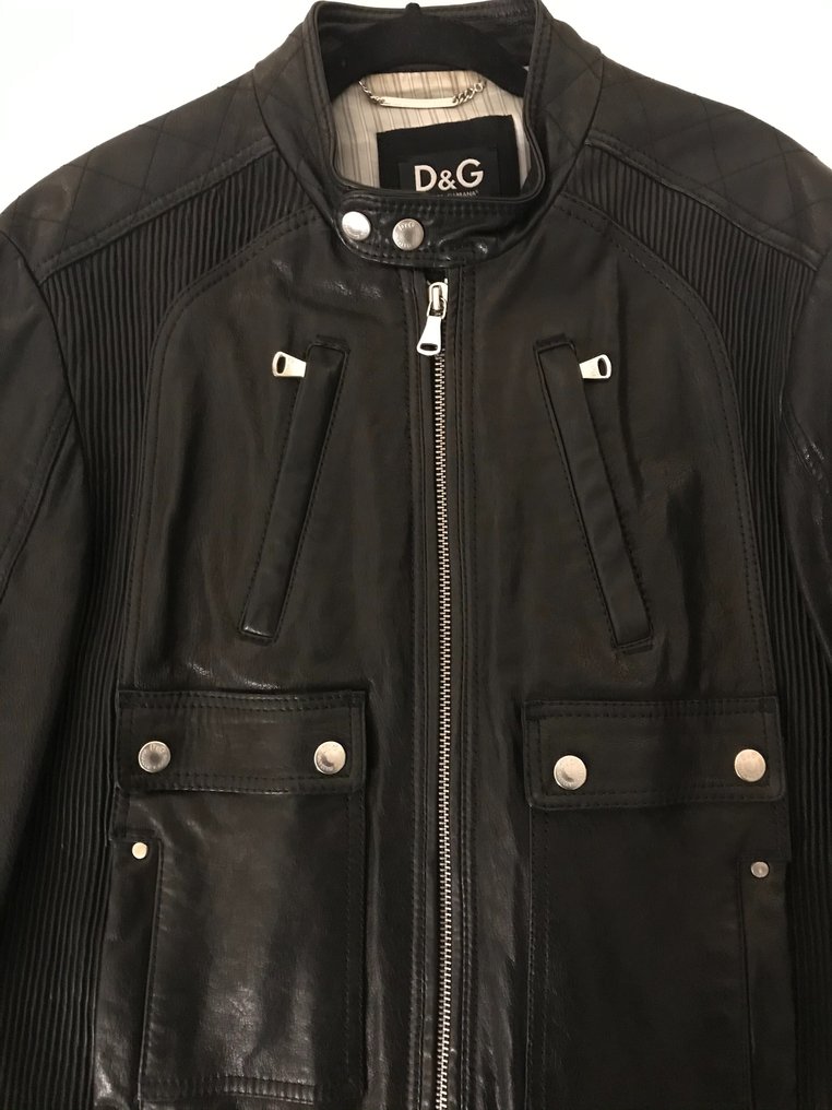Dolce & Gabbana Leather jacket - Catawiki