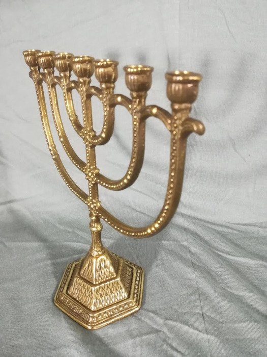Menorah Joodse 7–armige kandelaar - Catawiki