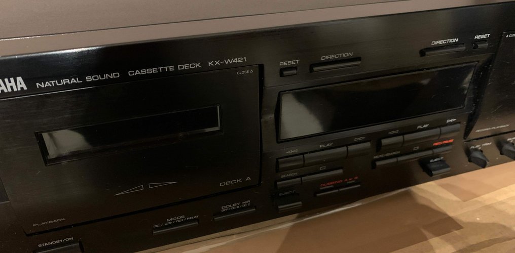 Model KX-W421 YAMAHA Natural Sound Stereo Double Cassette Deck 