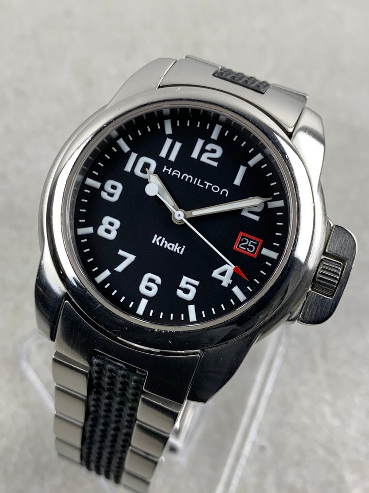 Vintage Hamilton Caqui 6309 Reloj para Hombres Usado auténtico de Japón 