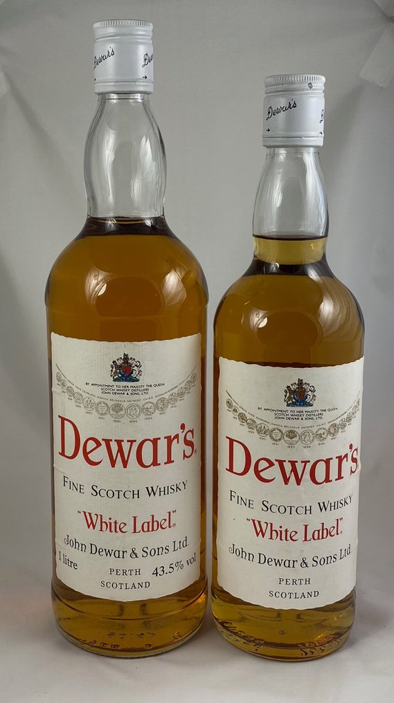 Dewar's White Label - b. 1980s, 1990s - 1.0 Litre - 2 - Catawiki