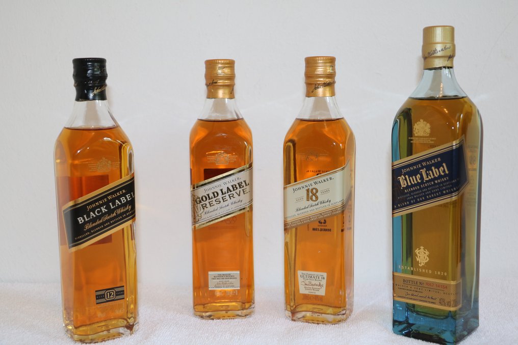 Johnnie Walker The Collection: Black Label, Gold Label - Catawiki