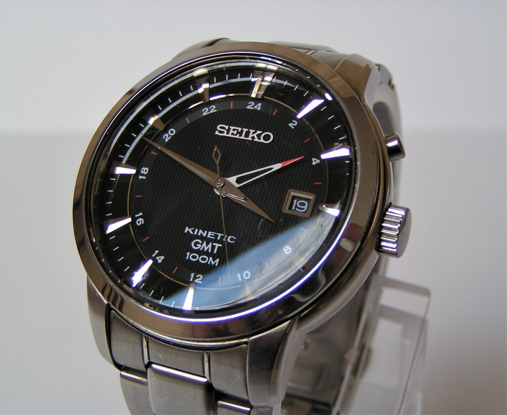Seiko - Kinetic GMT - Automatic 5M85-0AC0 - 403787 - Men - - Catawiki