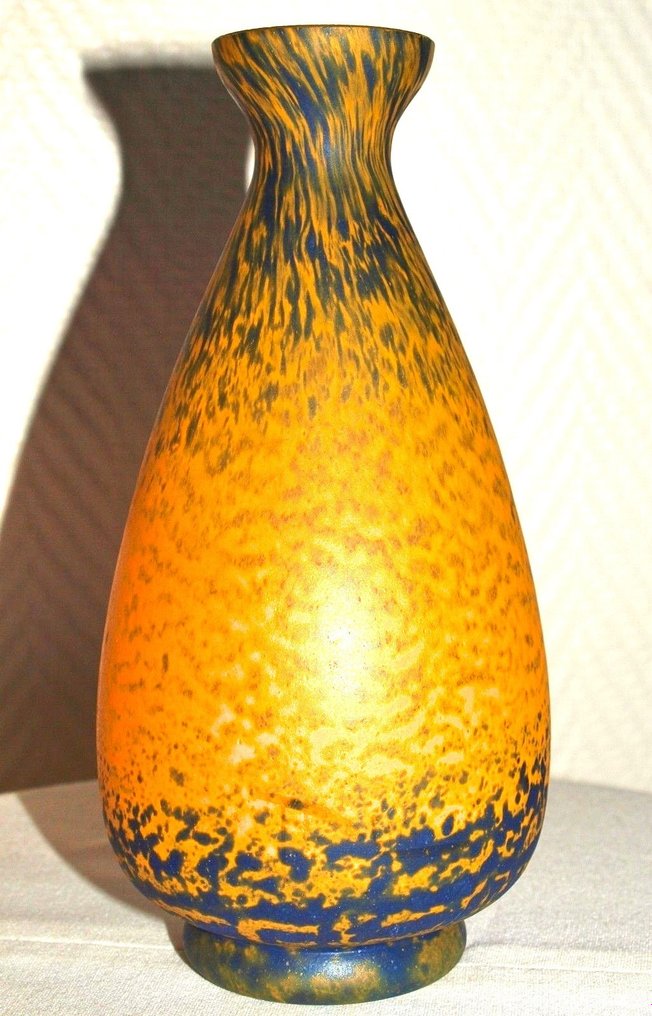 Grand Vase André Delatte - Ecole de Nancy - pâte de verre - Catawiki