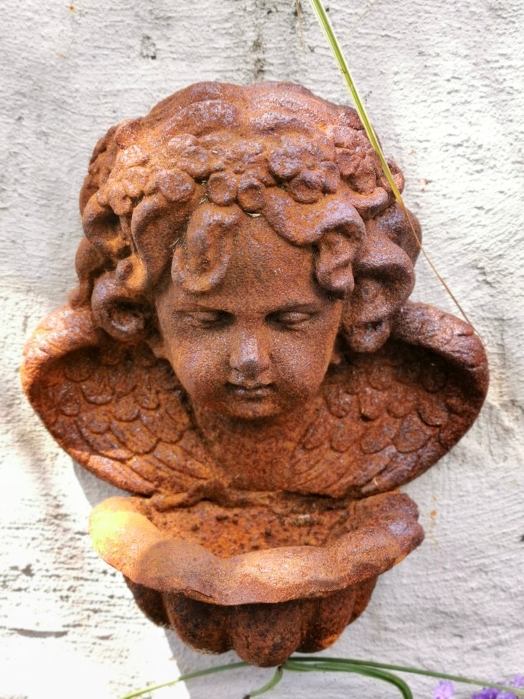 statue-angel-iron-cast-wrought-catawiki