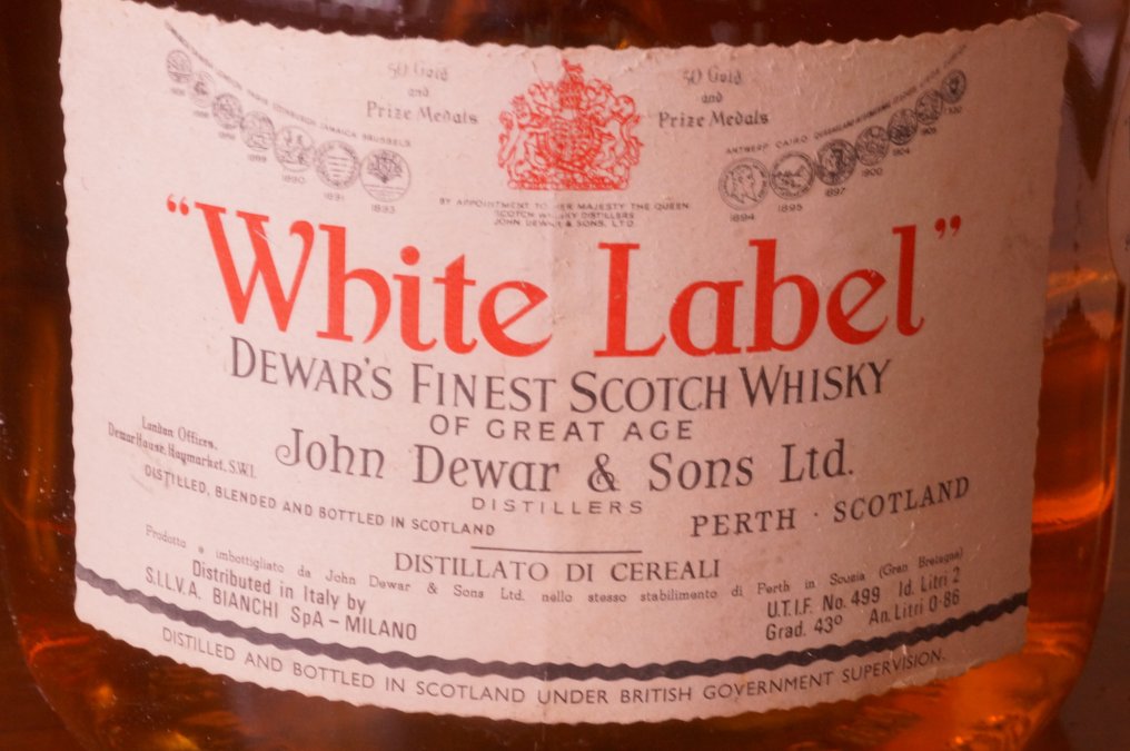 Dewar's White Label - b. 1960s - 2 Litres - Catawiki