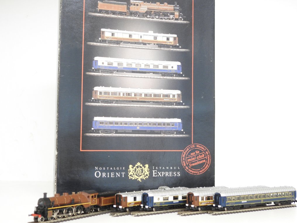 marklin Z mini-club 8108 オリエント急行 5両セット Zゲージ 鉄道模型 メルクリン ジャンク S7650625