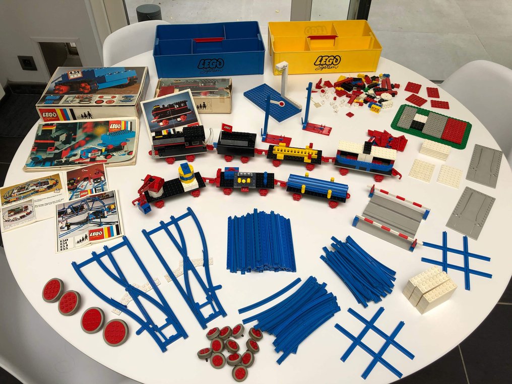 Kollisionskursus Prisnedsættelse tømrer LEGO - Trains - 103 117 150 151 154 155 3376 - vintage - Catawiki