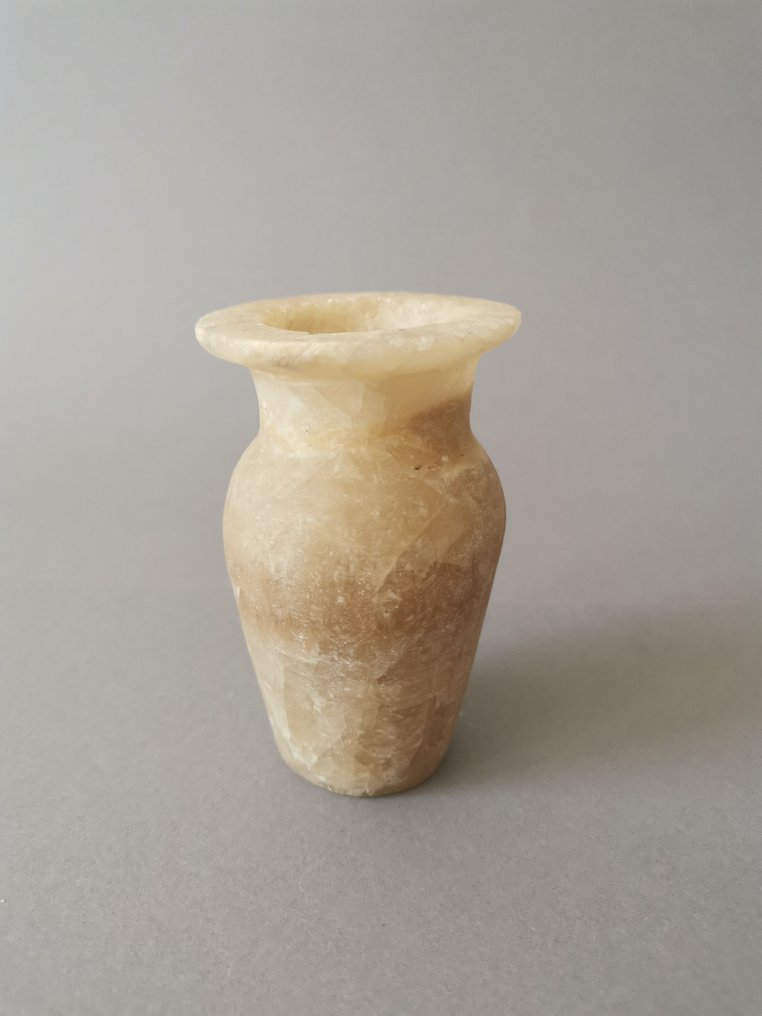 forklædt tryk Fryse Gammel Alabaster vase - egyptisk eller levantin af egyptisk - Catawiki