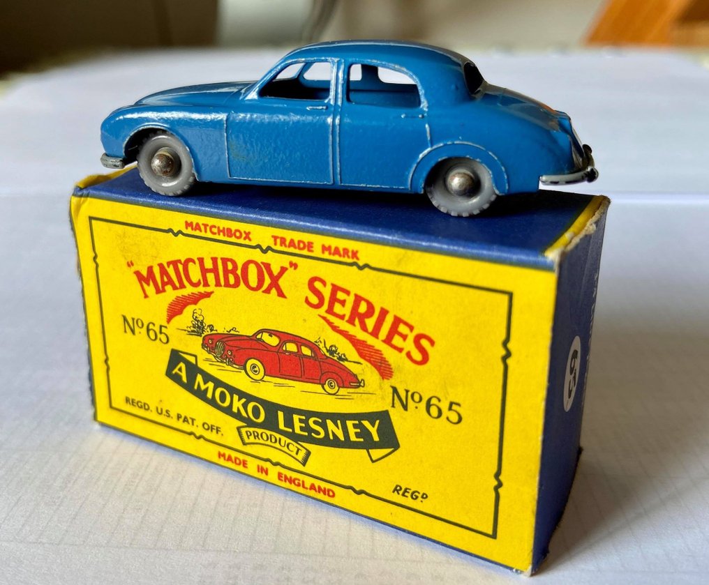 Matchbox Moko Lesney - 1:64 - Jaguar 3,4 litre Saloon nr 65 - Catawiki
