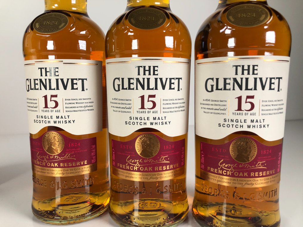 Glenlivet 15 years old French Oak Reserve Original bottling 70cl