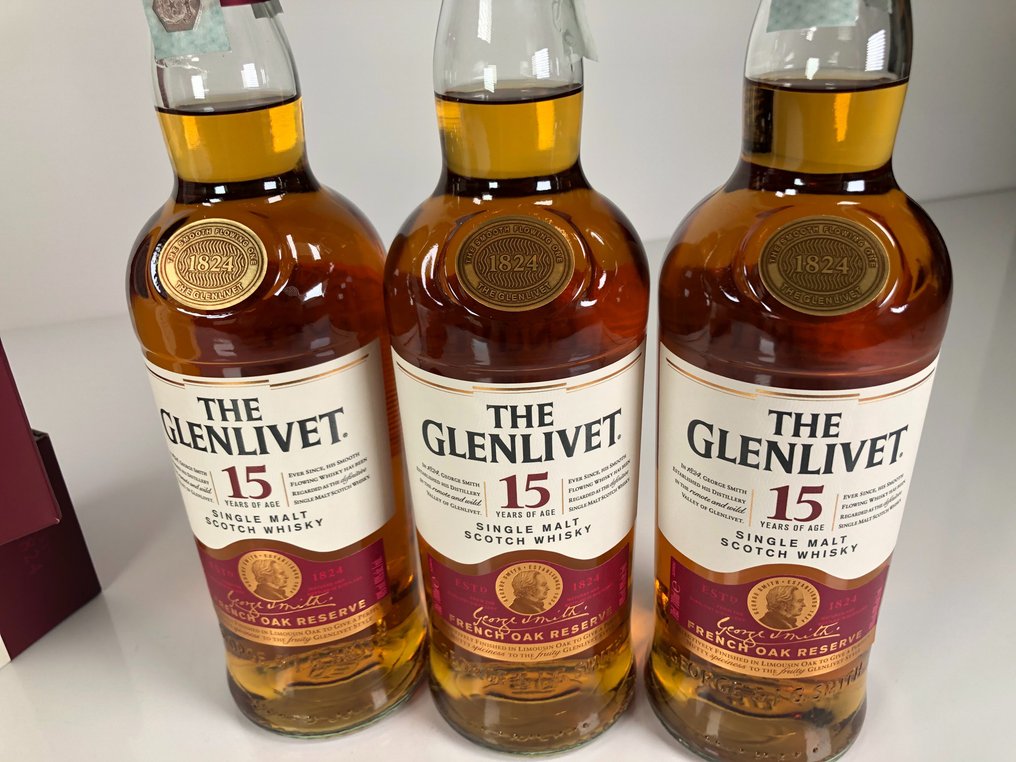 Glenlivet 15 years old French Oak Reserve Original bottling 70cl