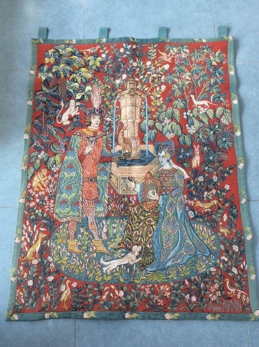 Anne Roland Aknin - Tapestry LE ROMAN DE LA ROSE for - Catawiki