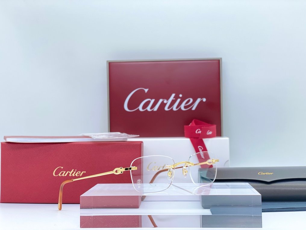 Cartier Harmattan Gold Planted 18k Glasses Catawiki