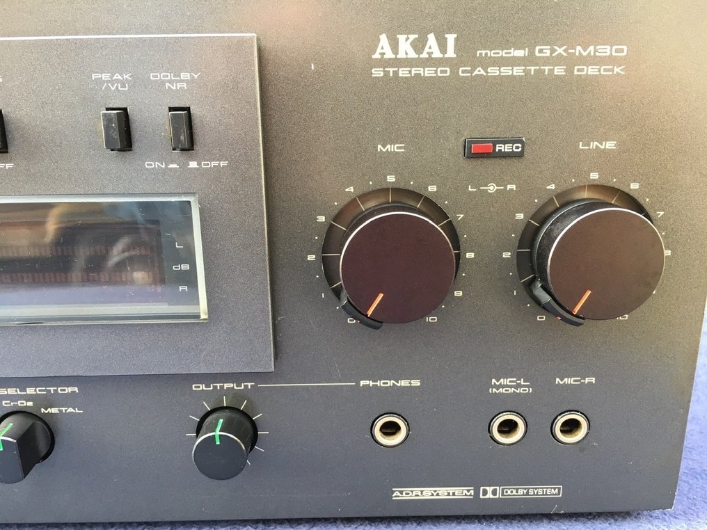 Akai GX-M30 Contador de Cinta de Cassette Deck 