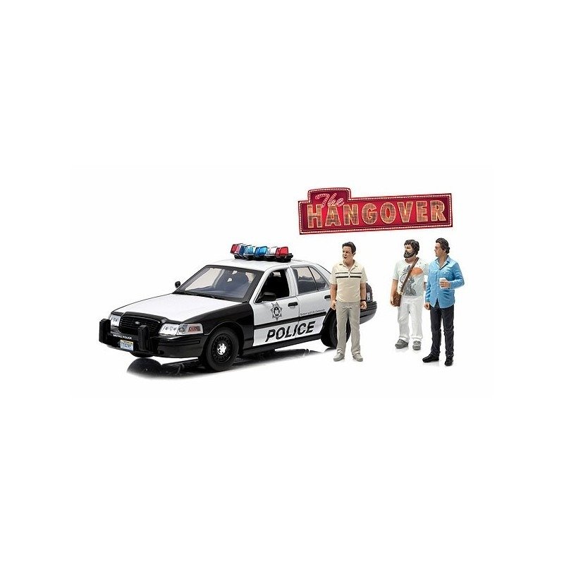 未開封 GREENLIGHT ハングオーバー! 1/18 Ford Crow Victoria Police Interceptor #UH1890