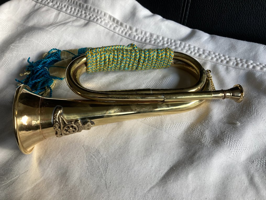 hunting horn/bugle (1) Brass, Copper Catawiki