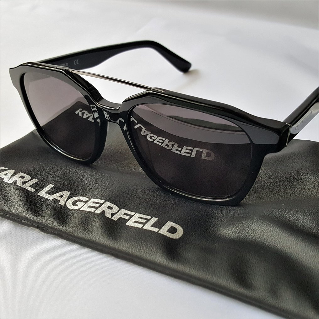 Karl Lagerfeld - Full Black - New - Sunglasses - Catawiki