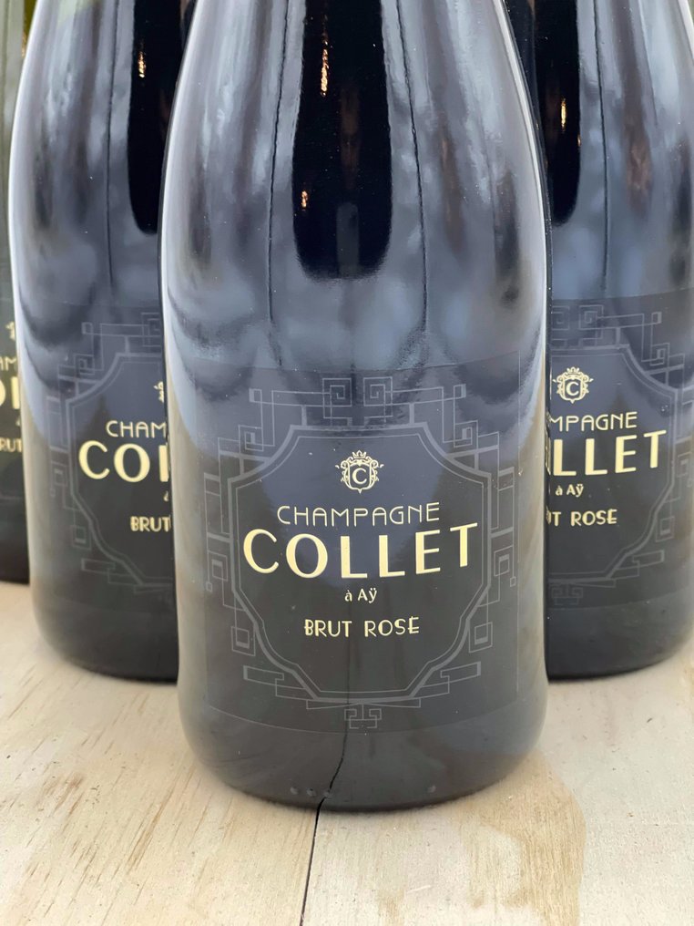 Collet - Rosé Dry Collection Privée - Champagne Rosé - 6 Bottiglie (0,75  L) - Catawiki