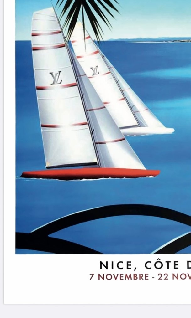 Louis Vuitton Trophy - Nice Cote d’Azur 2009 large poster by Razzia
