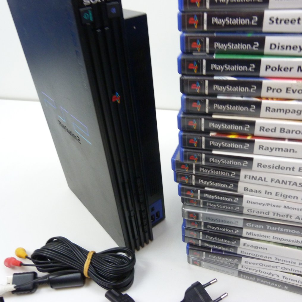 Sony Playstation 2 Console Set + 40 Games Console with Catawiki