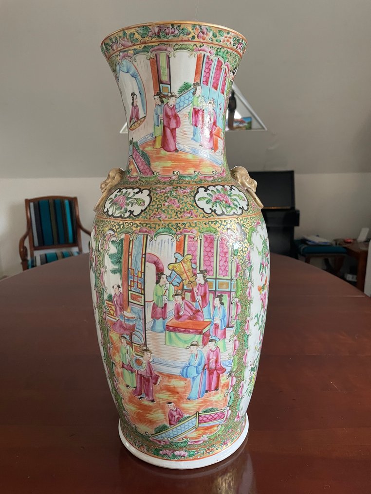 Vase (1) Canton Porcelain Guangzhou/ China 19th Catawiki