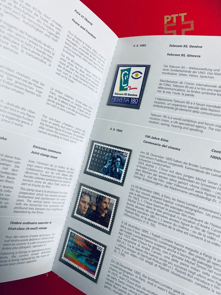 Switzerland 1984/1994 Complete year sets 1984 to 1994 MNH Catawiki